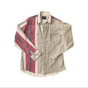 Vintage Mens Wrangler Pearlsnap Shirt